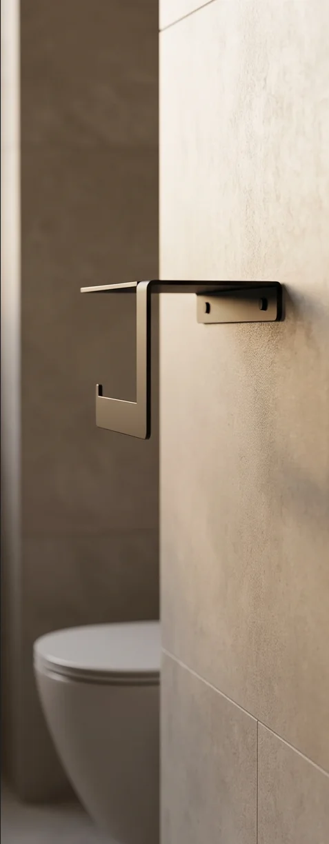 Portapapel Higiénico con Repisa Superior