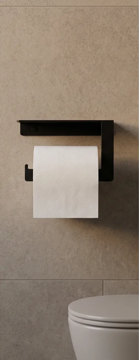 Portapapel Higiénico con Repisa Superior - Imagen 2